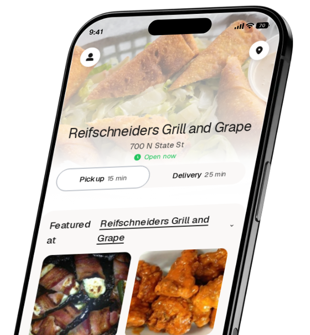 Reifschneiders Grill and Grape app preview