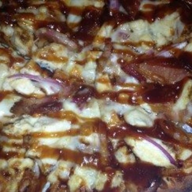 BBQ Chicken Pizza.