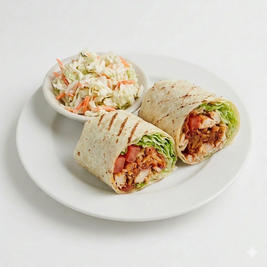 Blackened Chicken Wrap Sandwich.