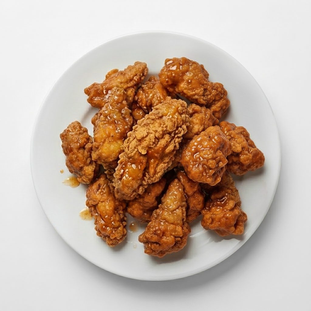 Bourbon Glazed Wings.