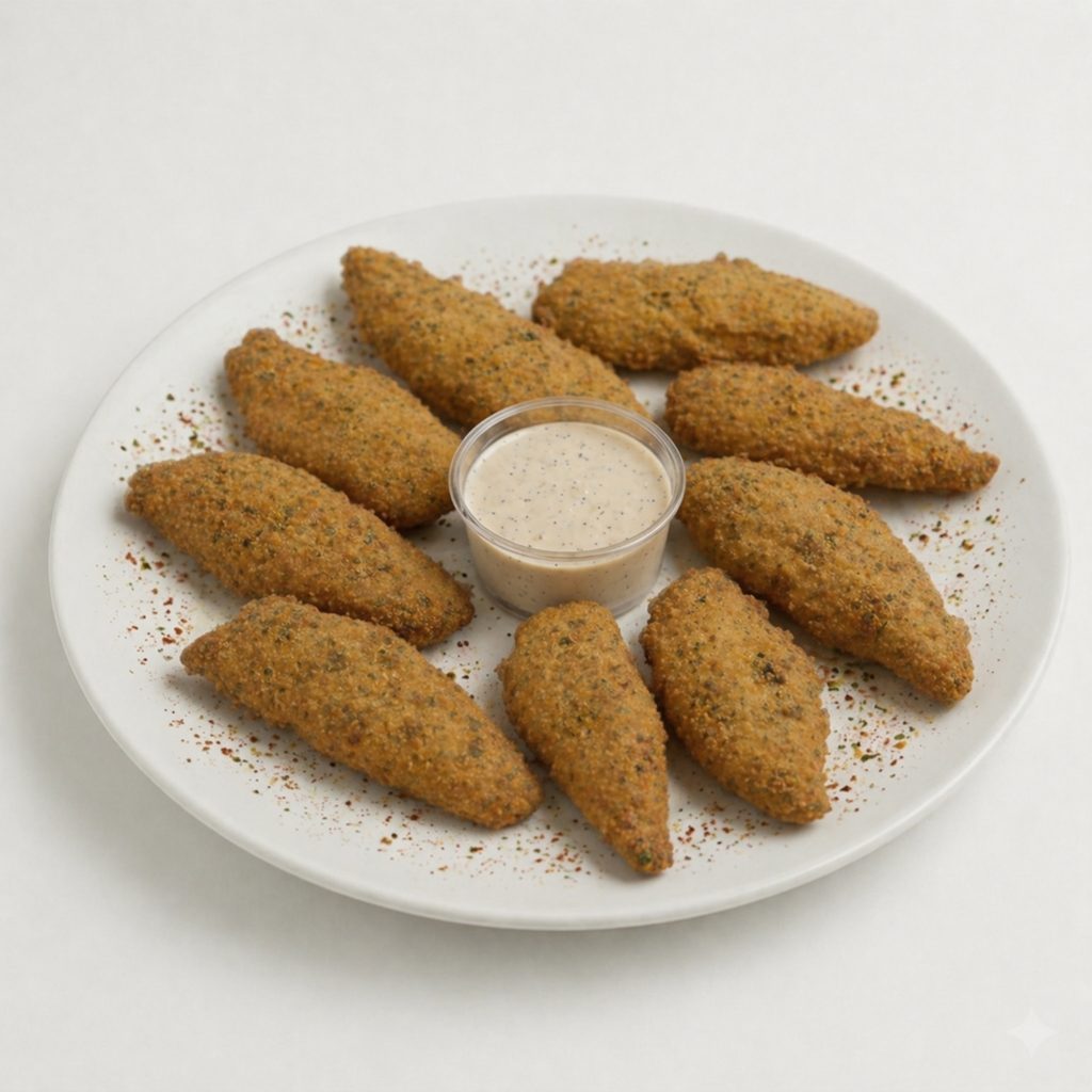 Fried Portabellas.